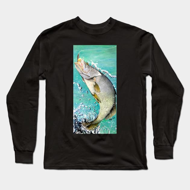 Barramundi Long Sleeve T-Shirt by SkyeElizabeth